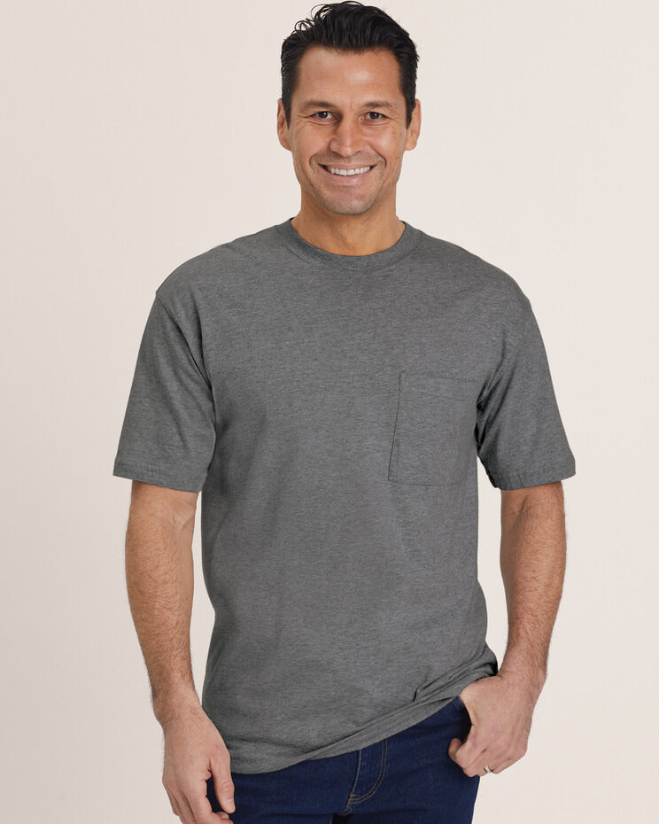 Blair Men's John Blair Everyday Jersey Knit Short-Sleeve Pocket Tee