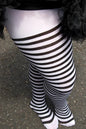 Leg Avenue Women's Striped Tights 2