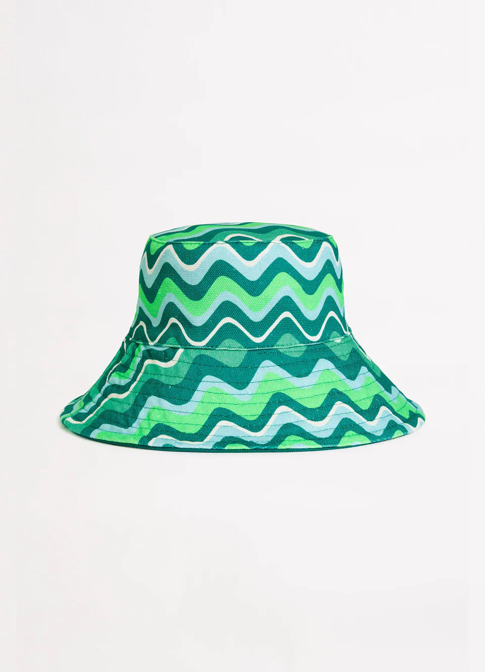 Seafolly Women's Neue Wave Reversible Buckethat - Jade