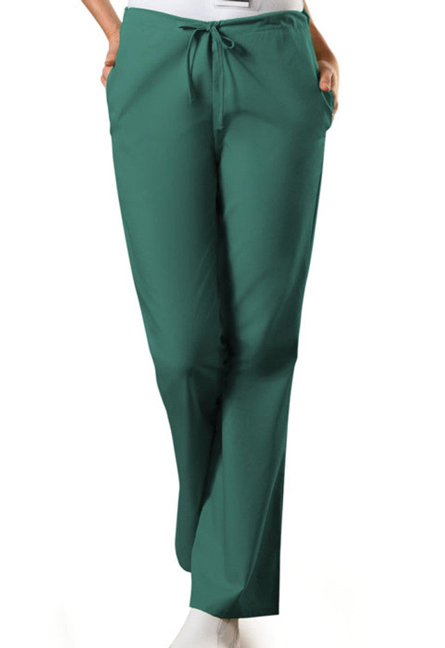 Cherokee Workwear Originals Women's Drawstring Pant #4101 - Hunter Green