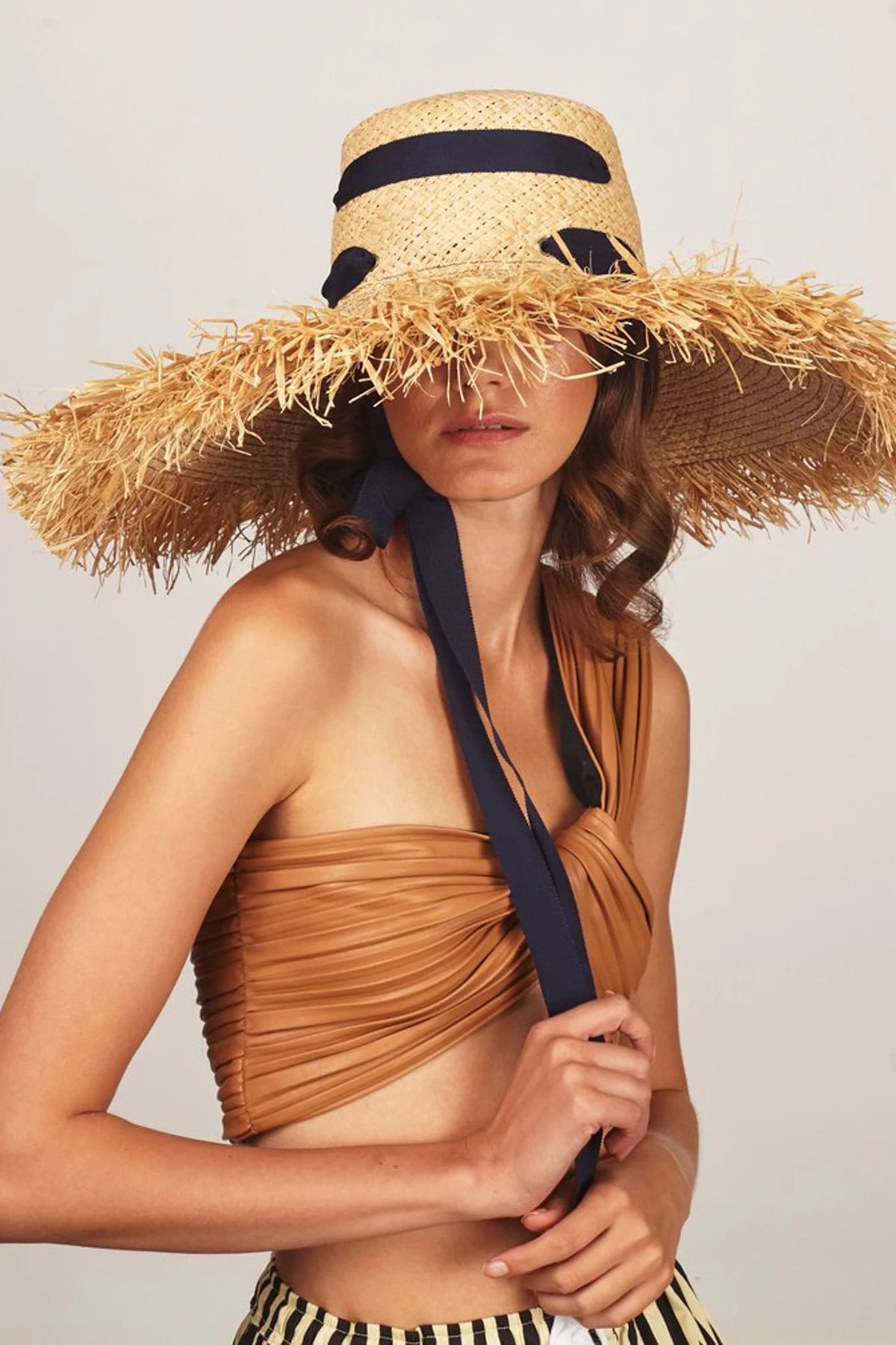 Lola Hats Alpargatas Ribbon Fringe Sun Hat