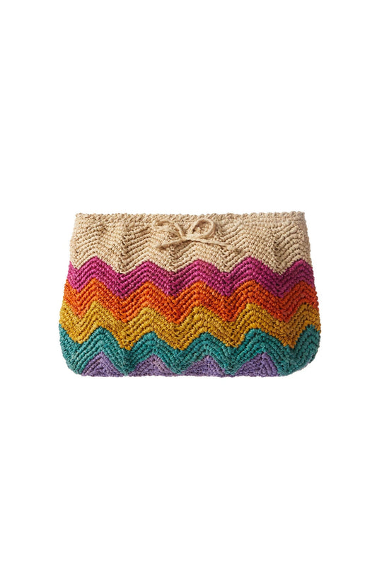 Mar Y Sol Lilly Rainbow Clutch