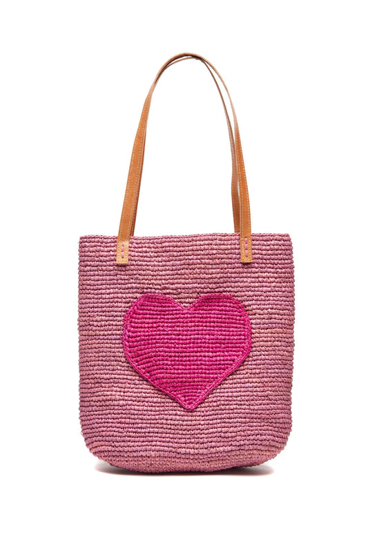 Mar Y Sol Heart Tote Bag