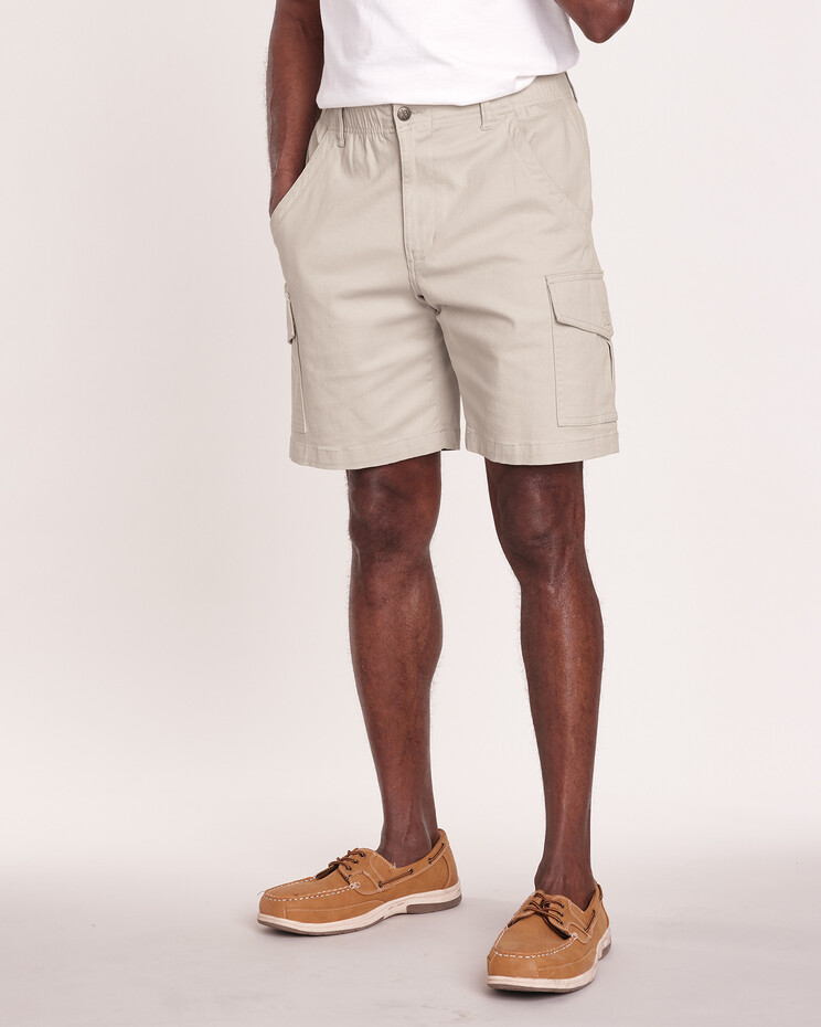 Blair Men's JohnBlairFlex Relaxed-Fit Full-Elastic Cargo Shorts