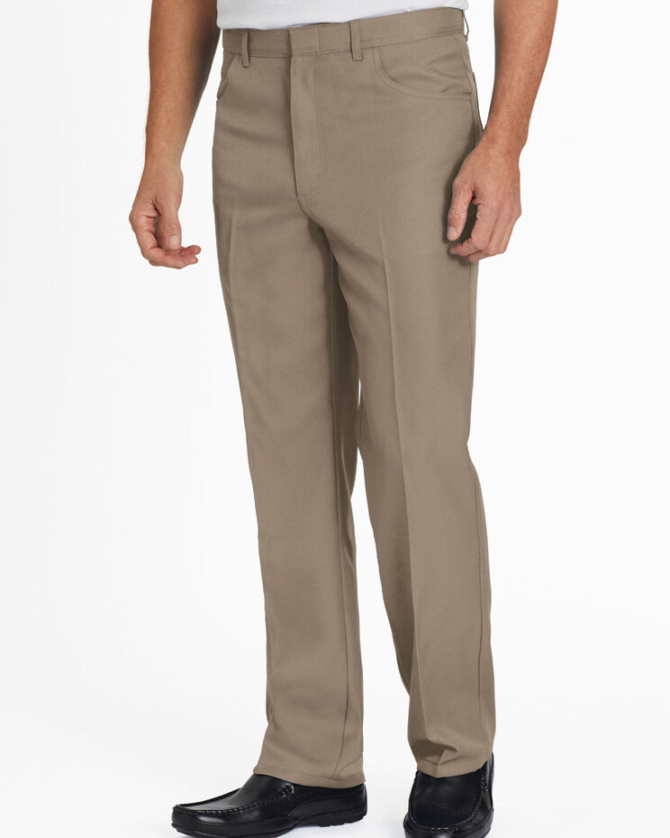 Blair Men's John Blair Gentlemen’s Classic-Fit Plain-Pocket Pants 3