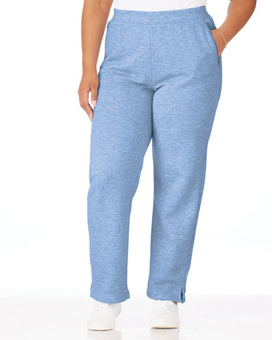 Blair Women's Zip-Pocket Pull-On Fleece Pants 8