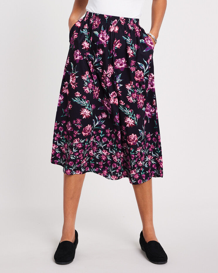 Blair Women's Elisabeth Williams Print Challis Skirt 1