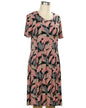 Blair Women's Southern Lady Short Sleeve Monica Print Dress