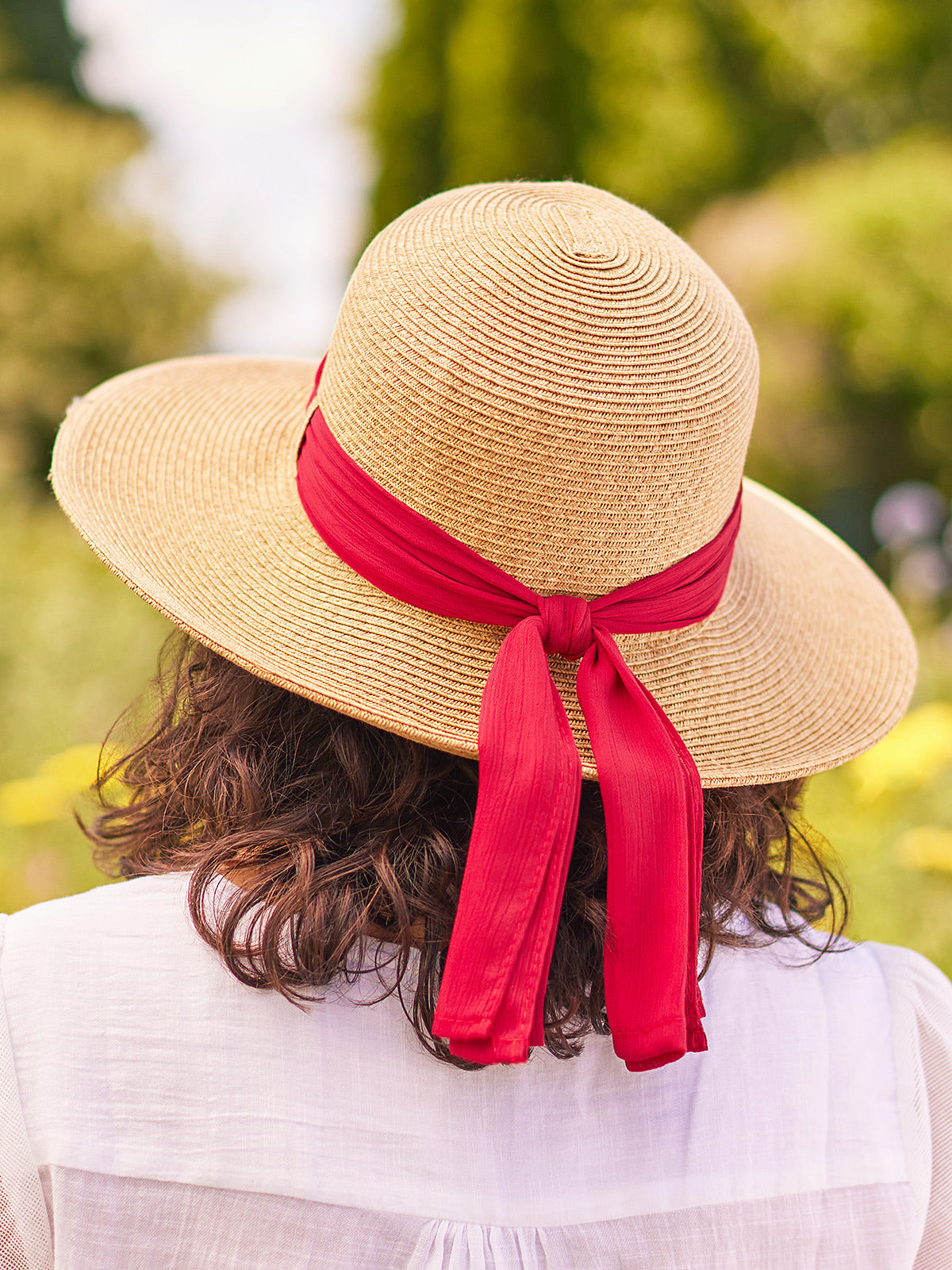 April Cornell Women's New England Sunhat - Red