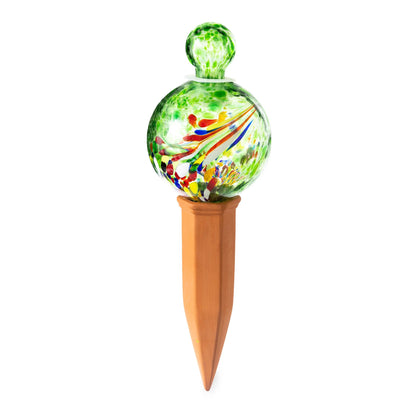 VivaTerra Swirled Glass Globe Plant Quencher