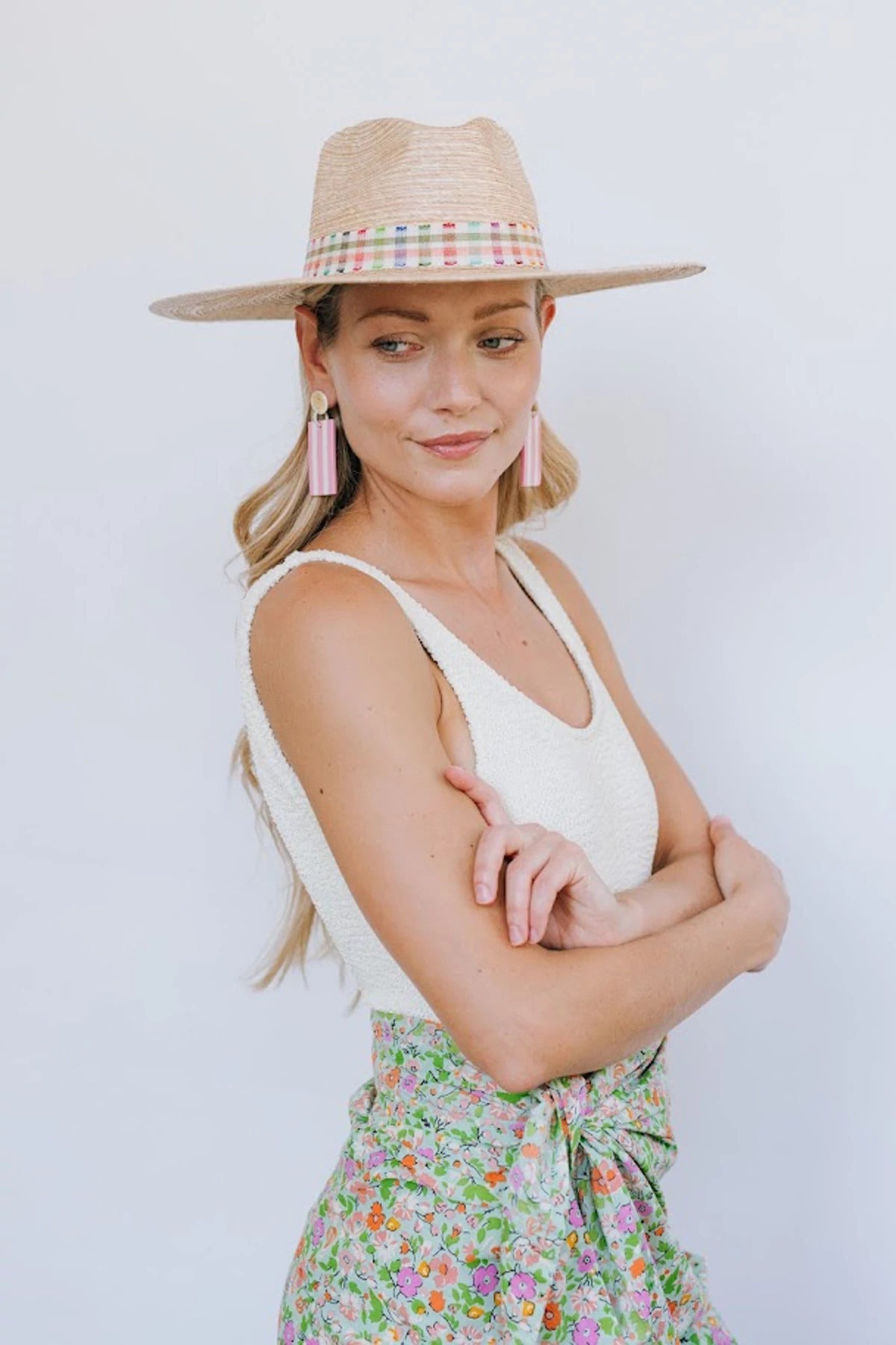 Sunshine Tienda Rosemary Palm Panama Hat