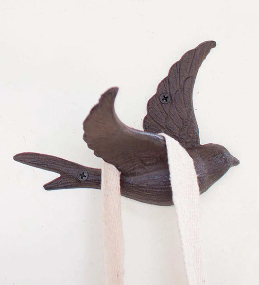 VivaTerra Cast Iron Songbird Hook