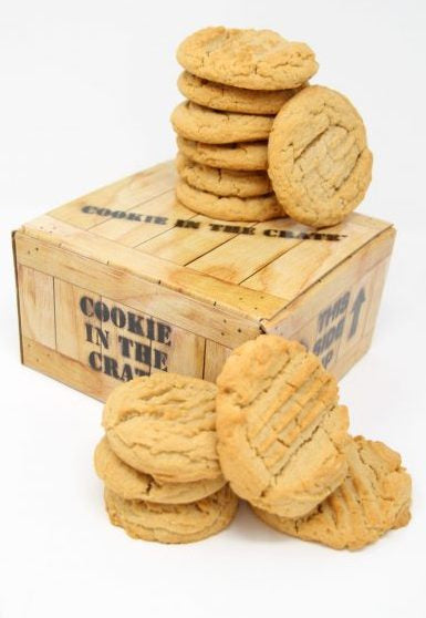 Mendocino Chocolate Company Cookie in the Crate – Peanut Butter Cookies