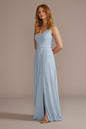 David's Bridal Women's Chiffon Spaghetti Strap Bridesmaid Dress 5