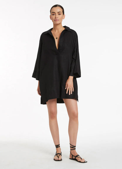 Seafolly Women's Jetset Pullover Kaftan - Black