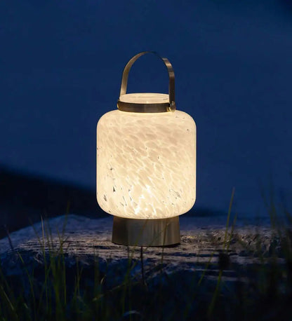 VivaTerra Rechargeable Hand-Blown Glass Lightkeeper Lanterns