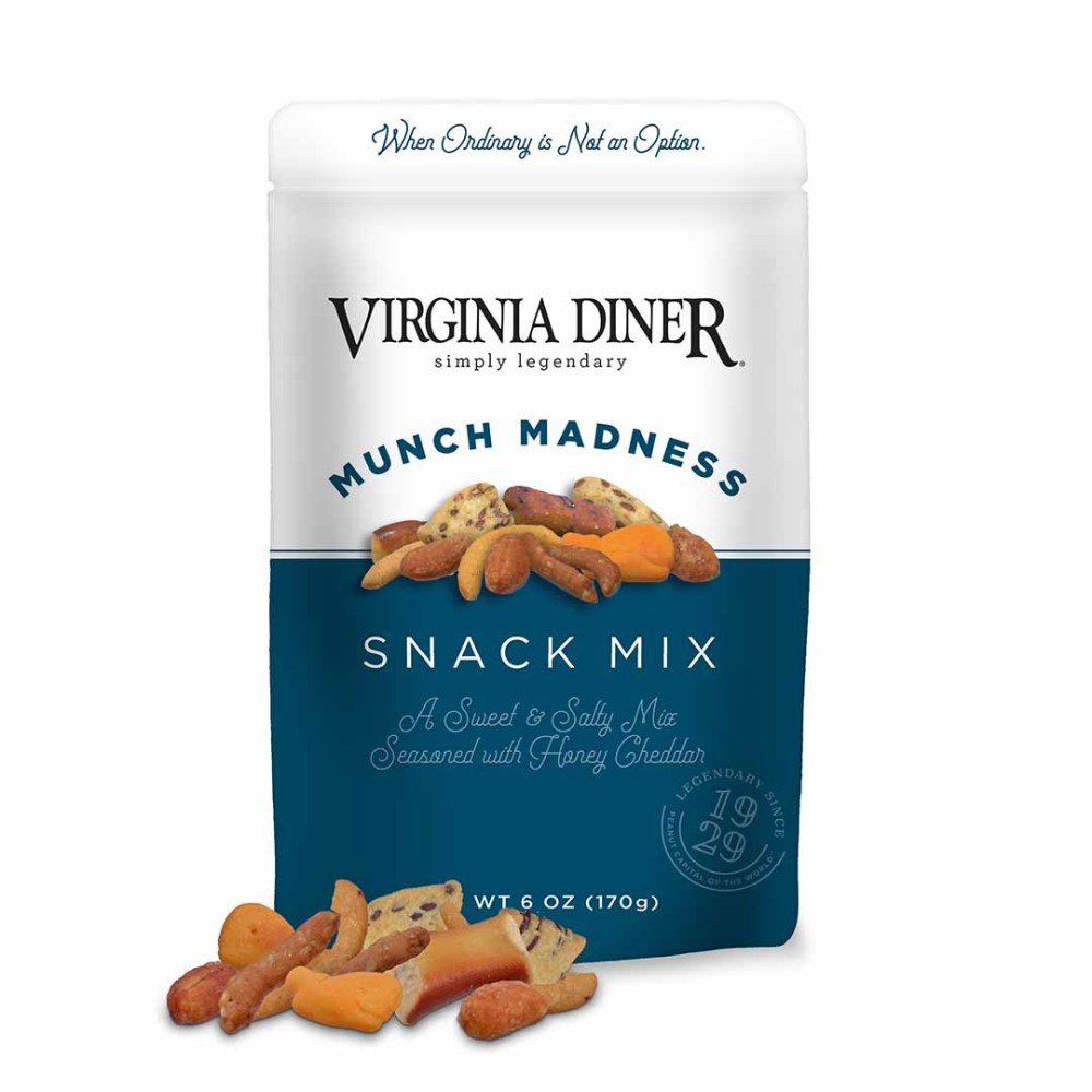 Virginia Diner Munch Madness Snack Mix Resealable Pouch