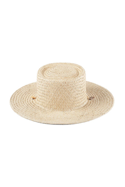 Lack of Color Seashells Boater Hat