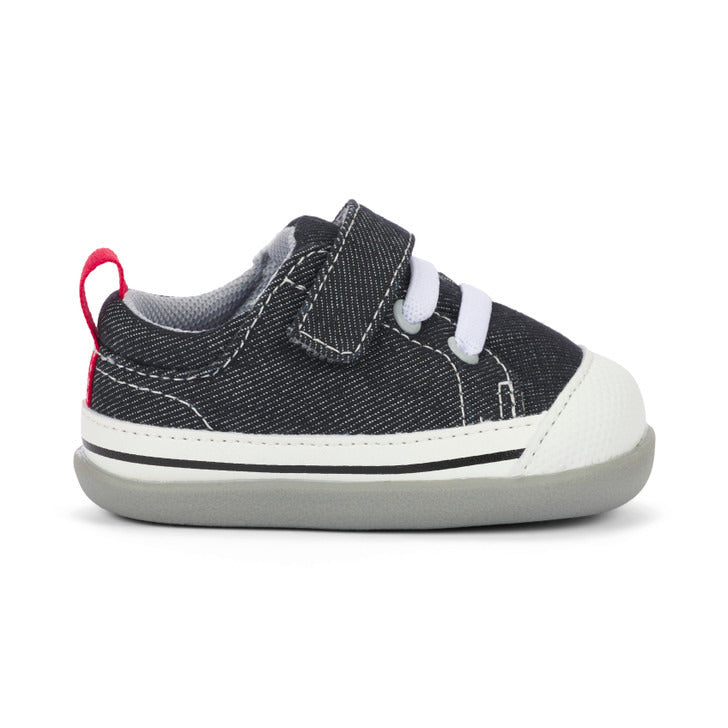 See Kai Run Stevie (First Walker) Black Denim