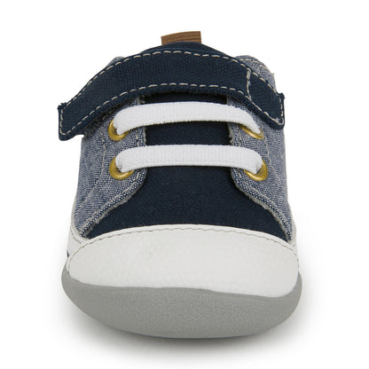 See Kai Run Boy's Stevie (First Walker) Blue Denim