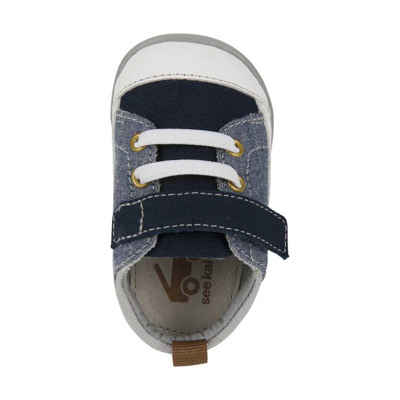 See Kai Run Boy's Stevie (First Walker) Blue Denim