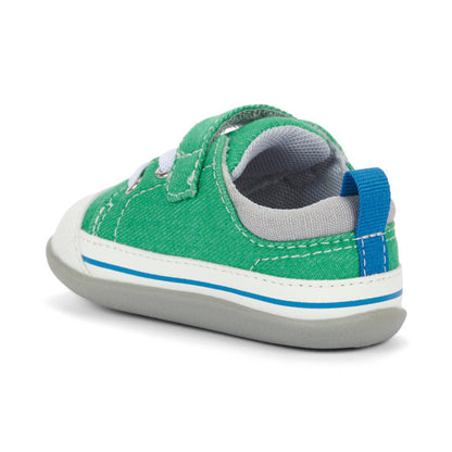 See Kai Run Boy's Stevie (First Walker) Green Denim