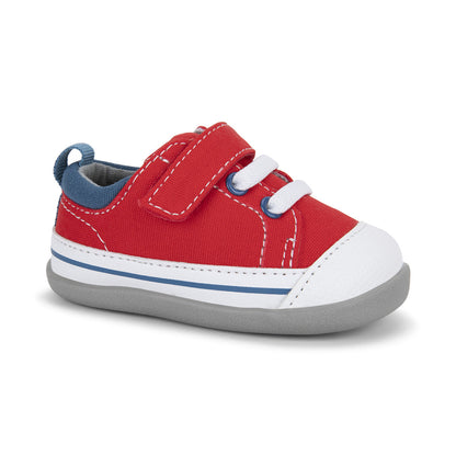 See Kai Run Boy's Stevie (First Walker) Red/Blue