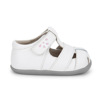 See Kai Run Girl's Brook (First Walker) White/Pink