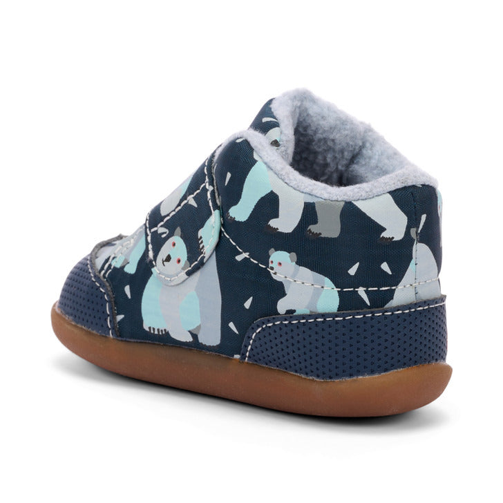 See Kai Run Girl's Casey (First Walker) Navy/Polar Bear