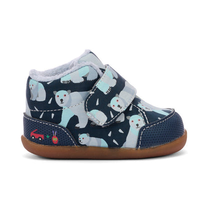 See Kai Run Girl's Casey (First Walker) Navy/Polar Bear