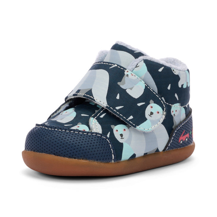 See Kai Run Girl's Casey (First Walker) Navy/Polar Bear