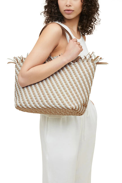 Naghedi Havana Medium Tote Striped