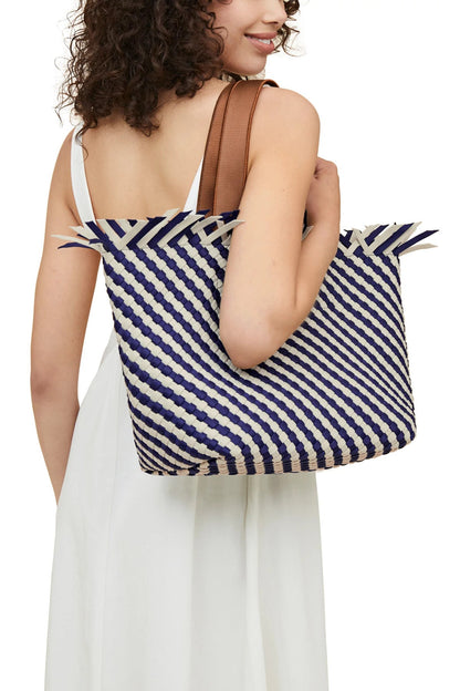 Naghedi Havana Medium Tote Striped