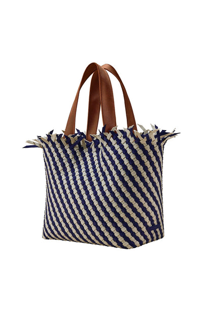 Naghedi Havana Medium Tote Striped