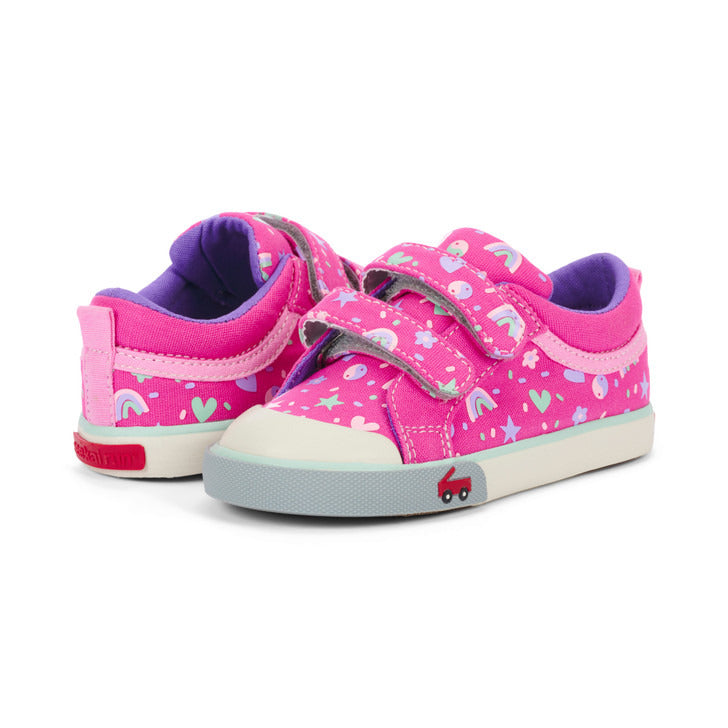 See Kai Run Girl's Robyne Hot Pink/Happy