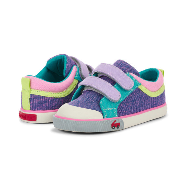 See Kai Run Girl's Robyne Purple Denim