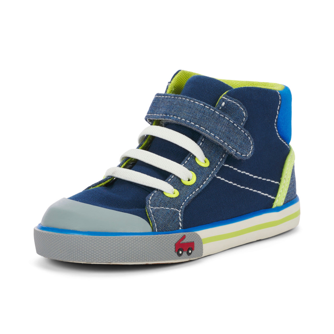 See Kai Run Boy's Dane Blue/Lime