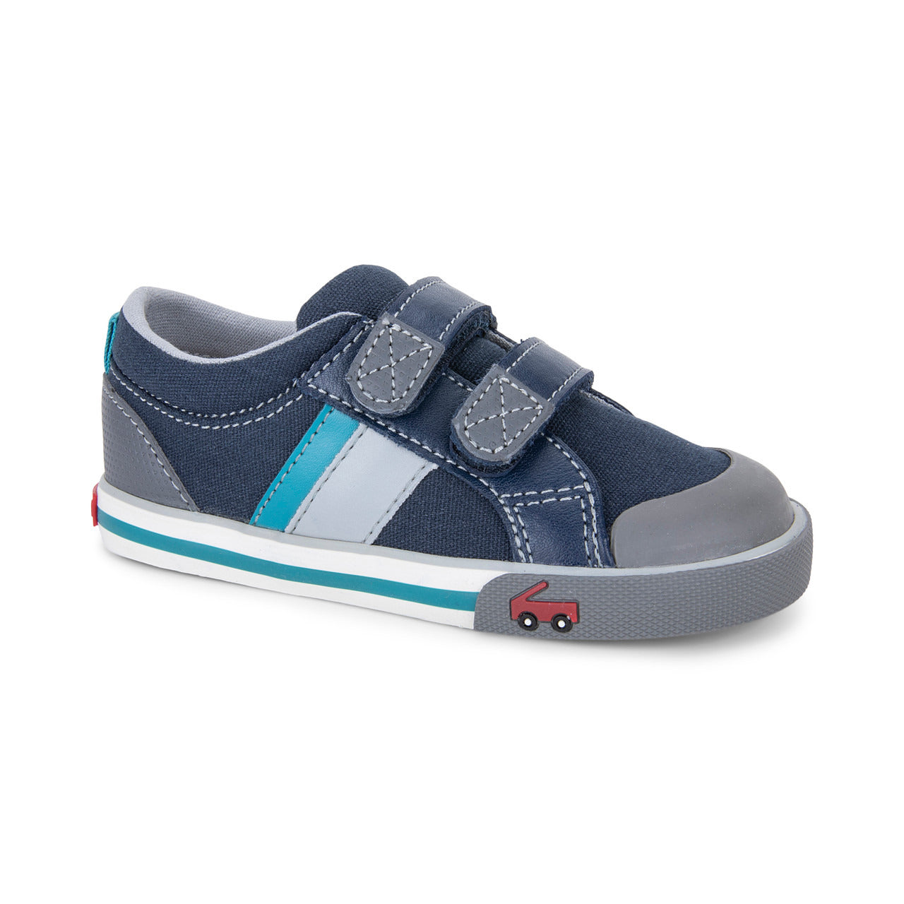 See Kai Run Boy's Russell Navy/Teal - Final Sale