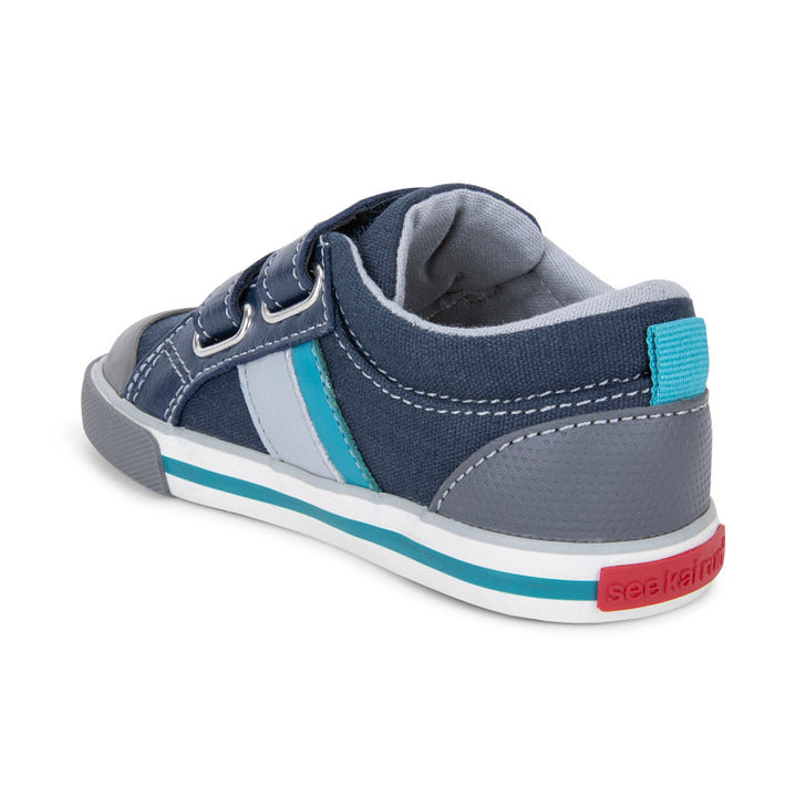 See Kai Run Boy's Russell Navy/Teal - Final Sale