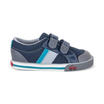 See Kai Run Boy's Russell Navy/Teal - Final Sale