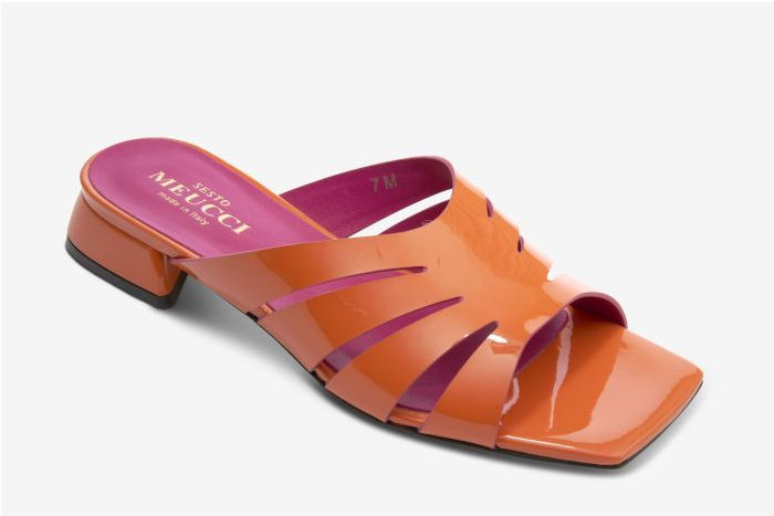 Marmi Shoes Women's Sesto Meucci G150 - Orange Patent