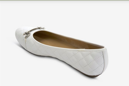 Marmi Shoes Women's Vaneli Stacy - White Quilted Nappa