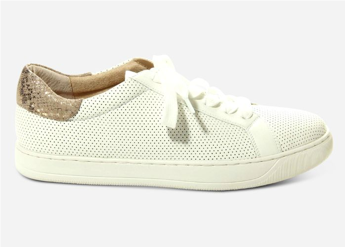 Marmi Shoes Women's Vaneli Coyle - White Perforated Nappa Combo