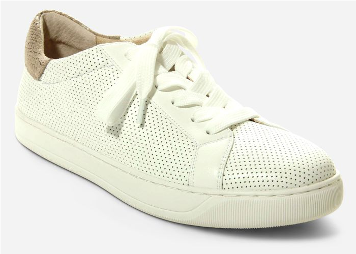 Marmi Shoes Women's Vaneli Coyle - White Perforated Nappa Combo