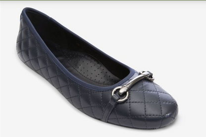 Marmi Shoes Women's Vaneli Stacy - Navy Quilted Nappa