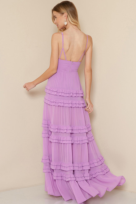 LADY BLACK TIE Women's Seraphina Maxi Dress - Lilac