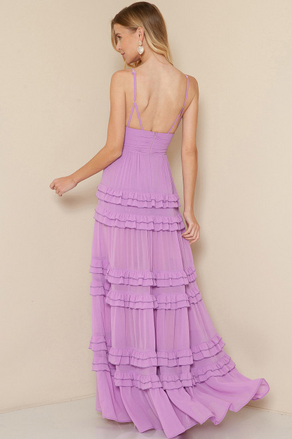 LADY BLACK TIE Women's Seraphina Maxi Dress - Lilac