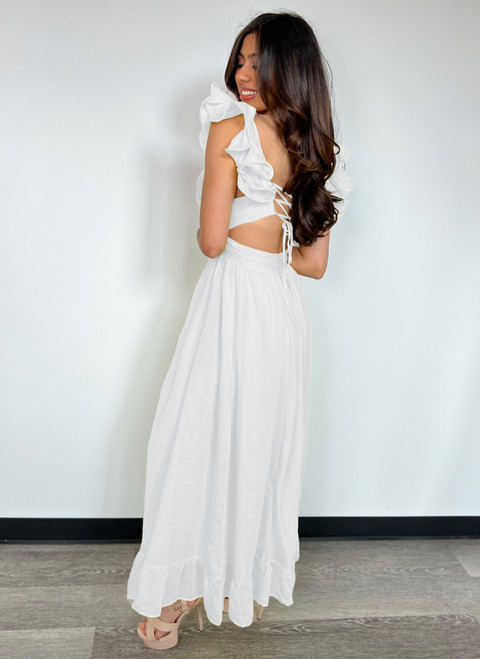 LADY BLACK TIE Women's Arabella Maxi - White