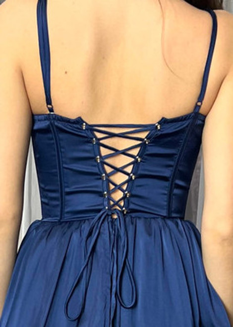 LADY BLACK TIE Women's Maeve Corset Midi - Navy