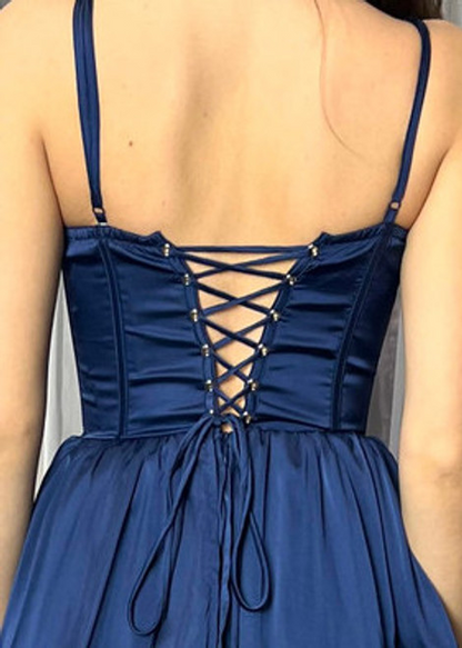 LADY BLACK TIE Women's Maeve Corset Midi - Navy